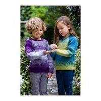 Stylecraft Childrens Sweater & Jacket Ombre Knitting Pattern 9252 Aran