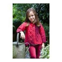 Stylecraft Girls Sweater & Jacket Ombre Knitting Pattern 9253 Aran