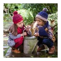 Stylecraft Childrens Hats & Scarves Ombre Knitting Pattern 9254 Aran