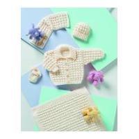 Stylecraft Baby Pram Set Wondersoft Knitting Pattern 8120 DK