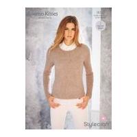 stylecraft ladies sweaters eskimo kisses knitting pattern 9050 dk