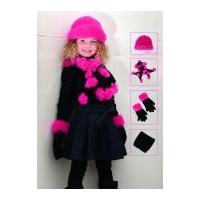 Stylecraft Childrens Hat, Cowl, Gloves & Scarf Eskimo Knitting Pattern 8395 DK
