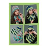 Stylecraft Ladies Beanie Hat & Cowl Classique Cotton Crochet Pattern 8763 DK