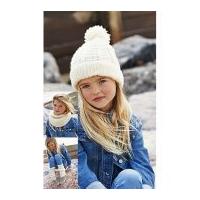 Stylecraft Ladies & Girls Hat, Scarf & Leg Warmers Knitting Pattern 9196 Aran