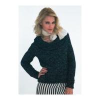 Stylecraft Ladies Sweater Trendsetter Knitting Pattern 8639 Chunky