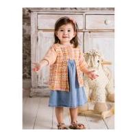Stylecraft Baby & Childrens Sweater & Cardigan Lullaby Prints Knitting Pattern 9278 DK