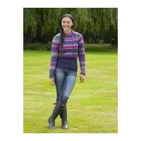 stylecraft ladies andy sweater harlequin knitting pattern 8868 chunky