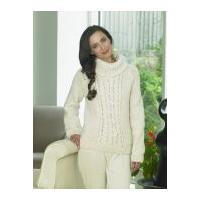 Stylecraft Ladies Sweater Weekender Knitting Pattern 8774 Super Chunky