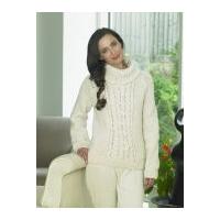 stylecraft ladies sweater weekender knitting pattern 8774 super chunky