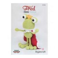 Stylecraft Fred The Frog Prince Toy Classique Cotton Crochet Pattern 9164 DK