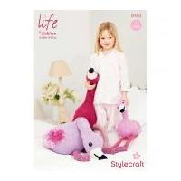 Stylecraft Flamingo Toys Life Knitting Pattern 9163 DK