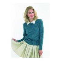 Stylecraft Ladies Sweater Trendsetter Knitting Pattern 8643 Chunky