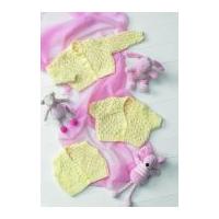 Stylecraft Baby Cardigans & Waistcoat Wondersoft Knitting Pattern 8604 DK