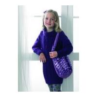 Stylecraft Childrens Sweater Dress & Tunic Top Luxury Wool Rich Knitting Pattern 8562 DK