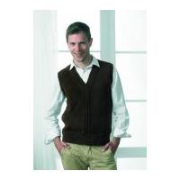 stylecraft mens slipover luxury wool rich knitting pattern 8561 dk