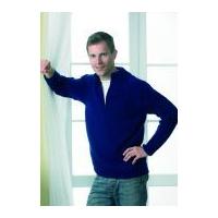 stylecraft mens sweater luxury wool rich knitting pattern 8560 dk