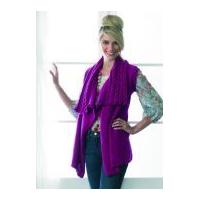 Stylecraft Ladies Waistcoat Luxury Wool Rich Knitting Pattern 8557 DK