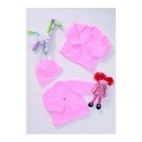 Stylecraft Baby Cardigans & Hat Wondersoft Knitting Pattern 8533 4 Ply