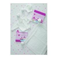Stylecraft Baby Cardigan, Blanket & Hat Special Knitting Pattern 8492 Chunky