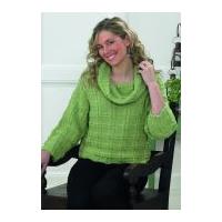 Stylecraft Ladies Cowl Neck Sweater Knitting Pattern 8463 DK