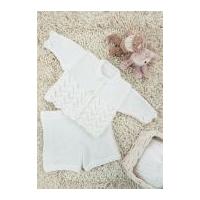 Stylecraft Baby Cardigan & Shorts Special Knitting Pattern 8429 DK