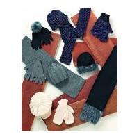 Stylecraft Ladies Scarves, Hats, Gloves & Mittens Special Knitting Pattern 8078 DK