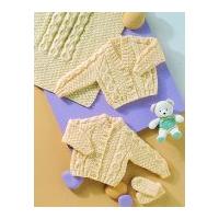 Stylecraft Baby Cardigans, Blanket & Mittens Special Knitting Pattern 4772 Aran