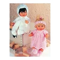 Stylecraft Dolls Outfits Wondersoft Knitting Pattern 4538 DK