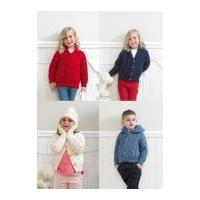 Stylecraft Childrens Jackets, Cap & Mittens Special Knitting Pattern 4174 Aran