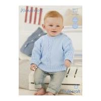 Stylecraft Baby Sweater & Cardigan Special Knitting Pattern 8977 4 Ply