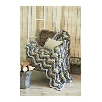 Stylecraft Home Throw & Cushion Nordic Knitting Pattern 8824 Super Chunky