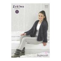 Stylecraft Teenagers Jacket Eskimo Knitting Pattern 8888 DK