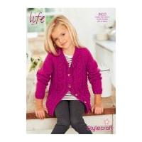 Stylecraft Childrens & Ladies Cardigan Life Knitting Pattern 8933 Aran