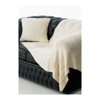 Stylecraft Home Cushion & Throw Classique Cotton Knitting Pattern 8755 DK