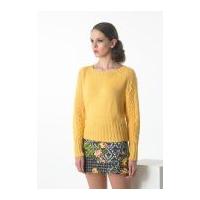 Stylecraft Ladies Sweater Classique Cotton Knitting Pattern 8745 DK