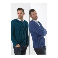 Stylecraft Mens Sweaters Life Knitting Pattern 8710 Super Chunky