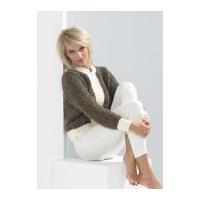 stylecraft ladies jacket astrakhan knitting pattern 8703 super chunky  ...