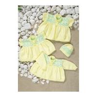 Stylecraft Baby Cardigans, Waistcoat & Hat Wondersoft Knitting Pattern 8702 DK