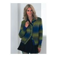 Stylecraft Ladies Sweater & Cardigan Harlequin Knitting Pattern 8678 Chunky
