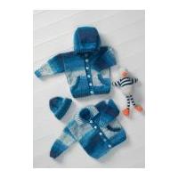 stylecraft baby jackets hat merry go round knitting pattern 8609 dk