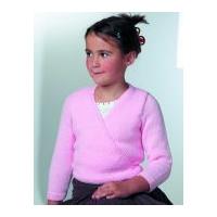 stylecraft childrens ballet tops wondersoft knitting pattern 8044 dk