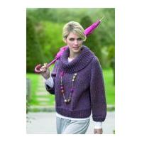 Stylecraft Ladies Sweater Life Knitting Pattern 8448 Super Chunky