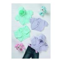 Stylecraft Baby Cardigans Special Knitting Pattern 8501 DK