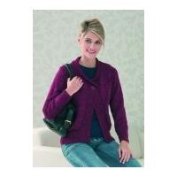Stylecraft Ladies Jacket Special Knitting Pattern 8504 DK