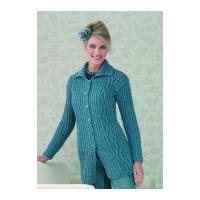 Stylecraft Ladies Jacket Special Knitting Pattern 8505 DK