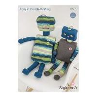 Stylecraft Robot Toys Special & Merry Go Round Knitting Pattern 9277 DK