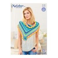 Stylecraft Ladies Shawls Malabar Crochet Pattern 9149 Aran