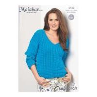 Stylecraft Ladies Cable Vest & Sweater Malabar Knitting Pattern 9143 Aran