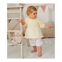 Stylecraft Baby Cardigan & Dress Lullaby Knitting Pattern 9171 DK