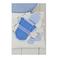 Stylecraft Baby Romper, Hat & Booties Lullaby Knitting Pattern 9177 DK